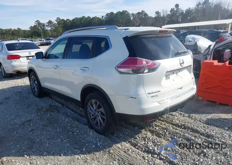 2016 Nissan Rogue Sl из США, поврежденный, VIN 5N1AT2MV3GC749022